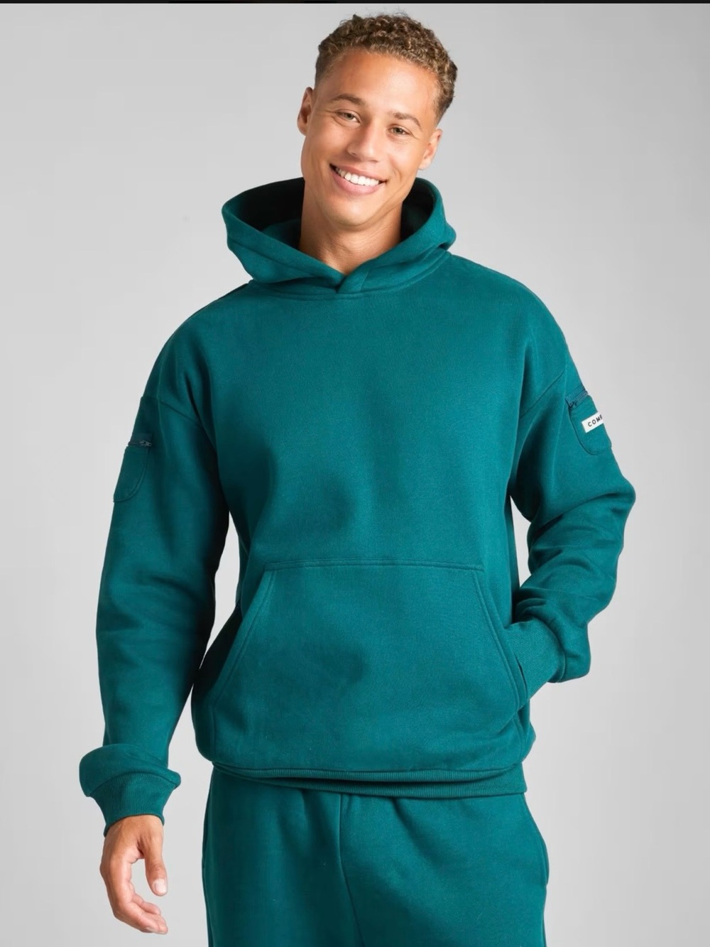 Comfrt Travel Essentials Hoodie and Sweatpants Set Unisex in Alpine Size Medium